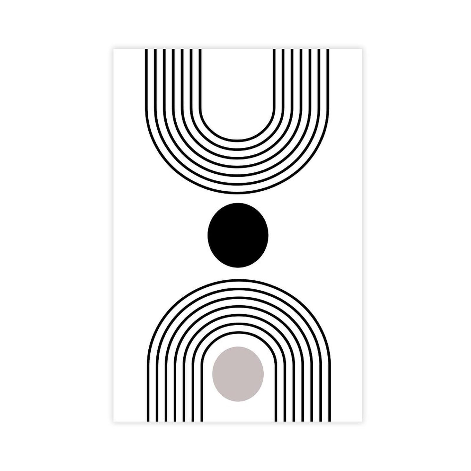 Bareronor Modern Boho Canvas Poster Bedroom Decor Landscape Office Room Decor Gift 24" L X 36" W