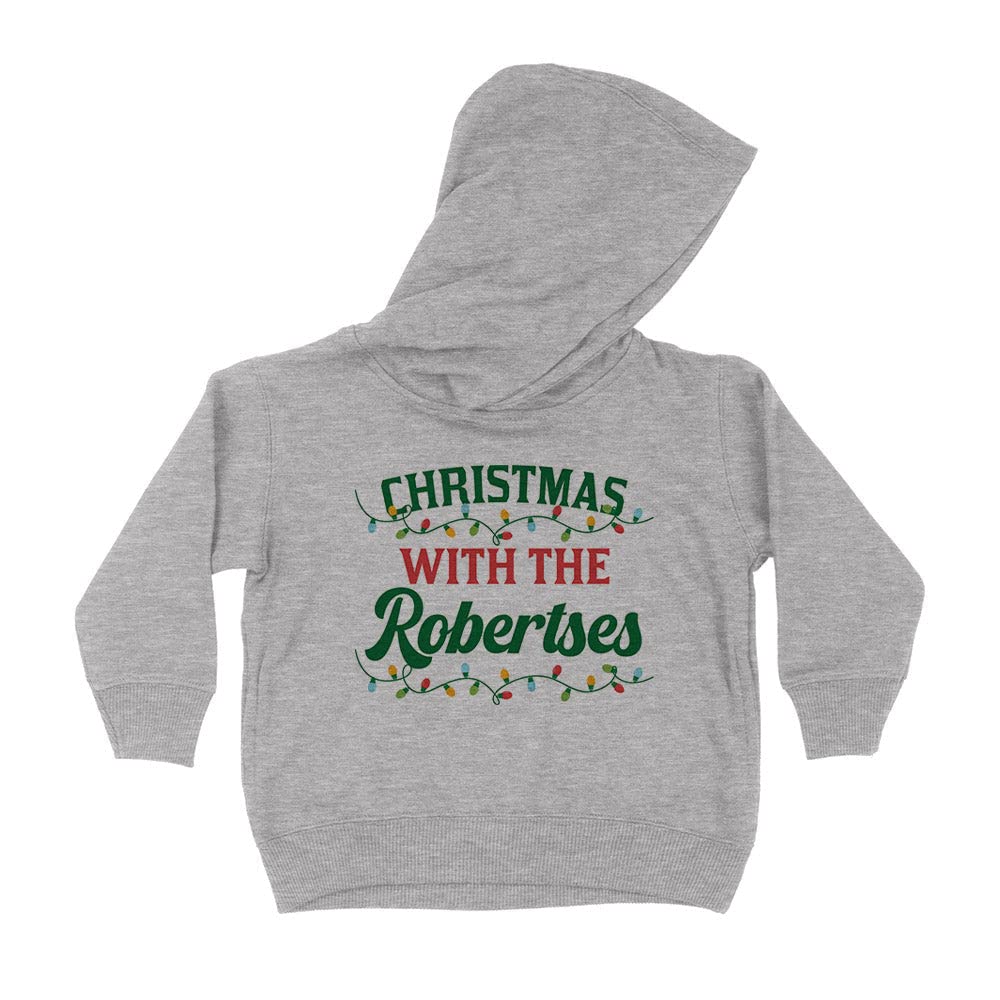 Christmas with The Robertses Kids Hoodie Sweatshirt Toddler 2T Heather Grey