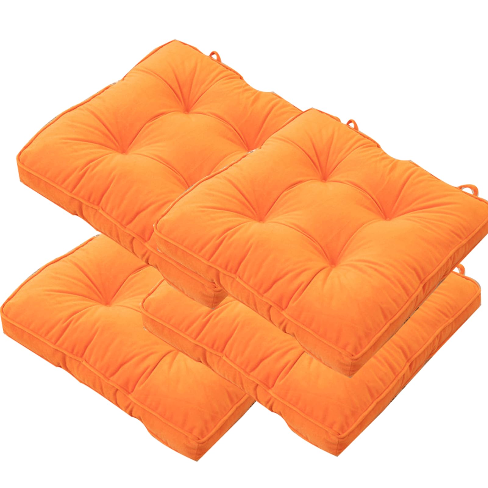 Cojines para silla mecedora mullidos con lazos adios al dolor de espalda juego de 4