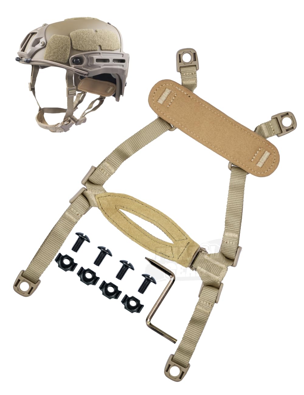 Système de Suspension suspendu pour casque Team Wendy, sangle de menton pour Team Wendy FAST MICH, accessoires de casque tactique Airsoft  30