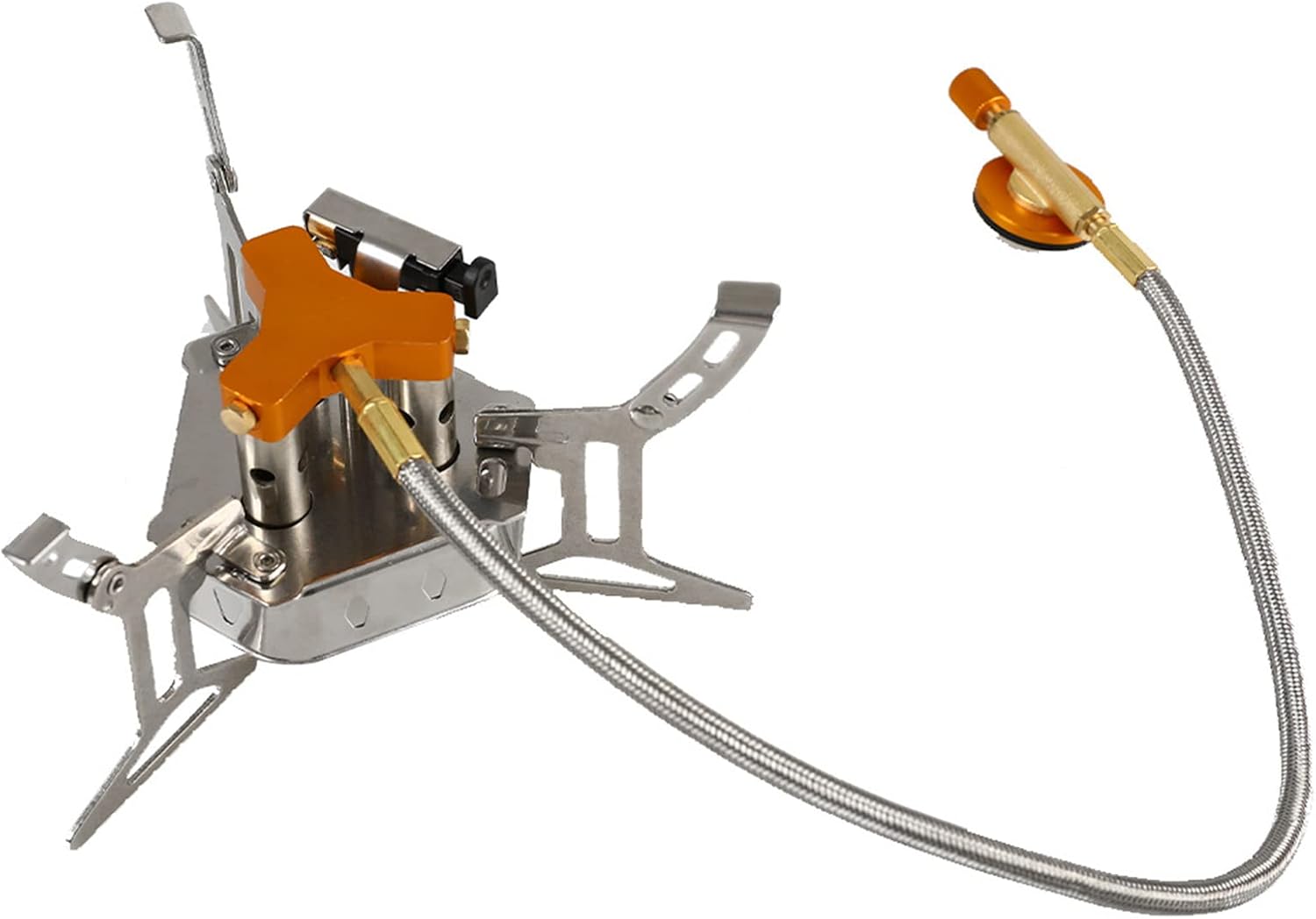 Wind-proof Camping Stove Portable Backpacking with Piezo Ignitions Outdoor Folding Strong Cooker Wind-proof Burner