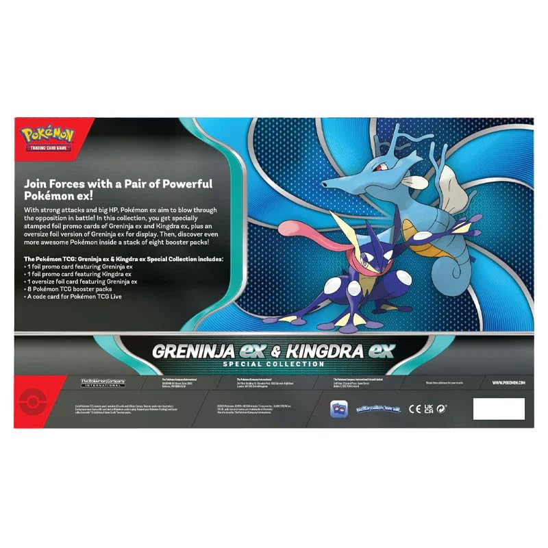 Amazon.com: Pokemon TCG Greninja EX & Kingdra EX Special