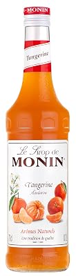 Monin - Sirop de Mandarine pour Vin, Cocktail, Limonade et Eau Plate - Arômes Naturels - 70cl