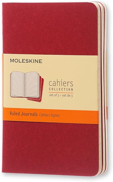 Ruled Cahier (Moleskine Srl),Red
