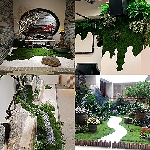Aspzq Simulation Artificial Moss Grass Turf Mat Wall Green Plants Diy Home Lawn Mini Garden Micro Landscape Decoration (Color : N, Size : 1X1M) #TOP3