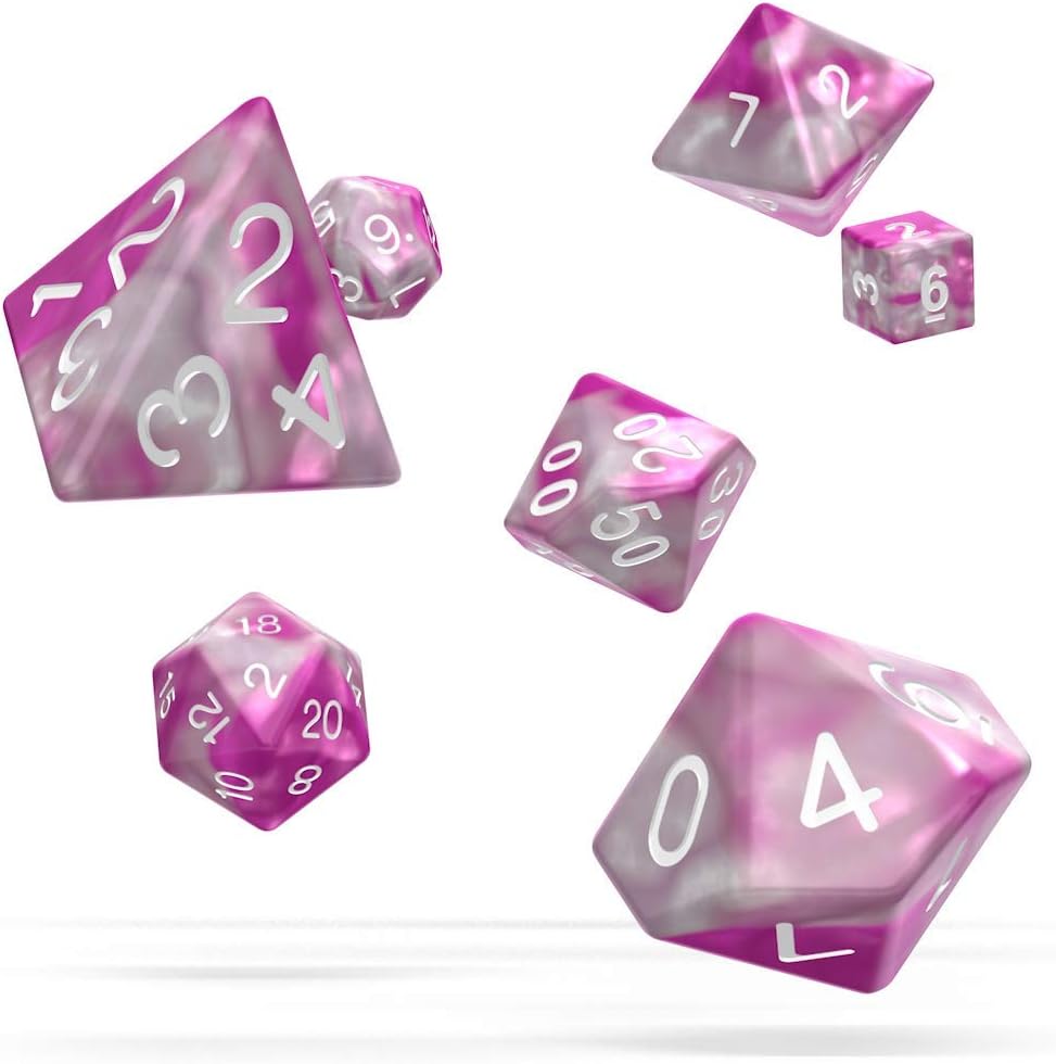 Oakie Doakie Dice RPG Set Gemidice - Magnolia (7)