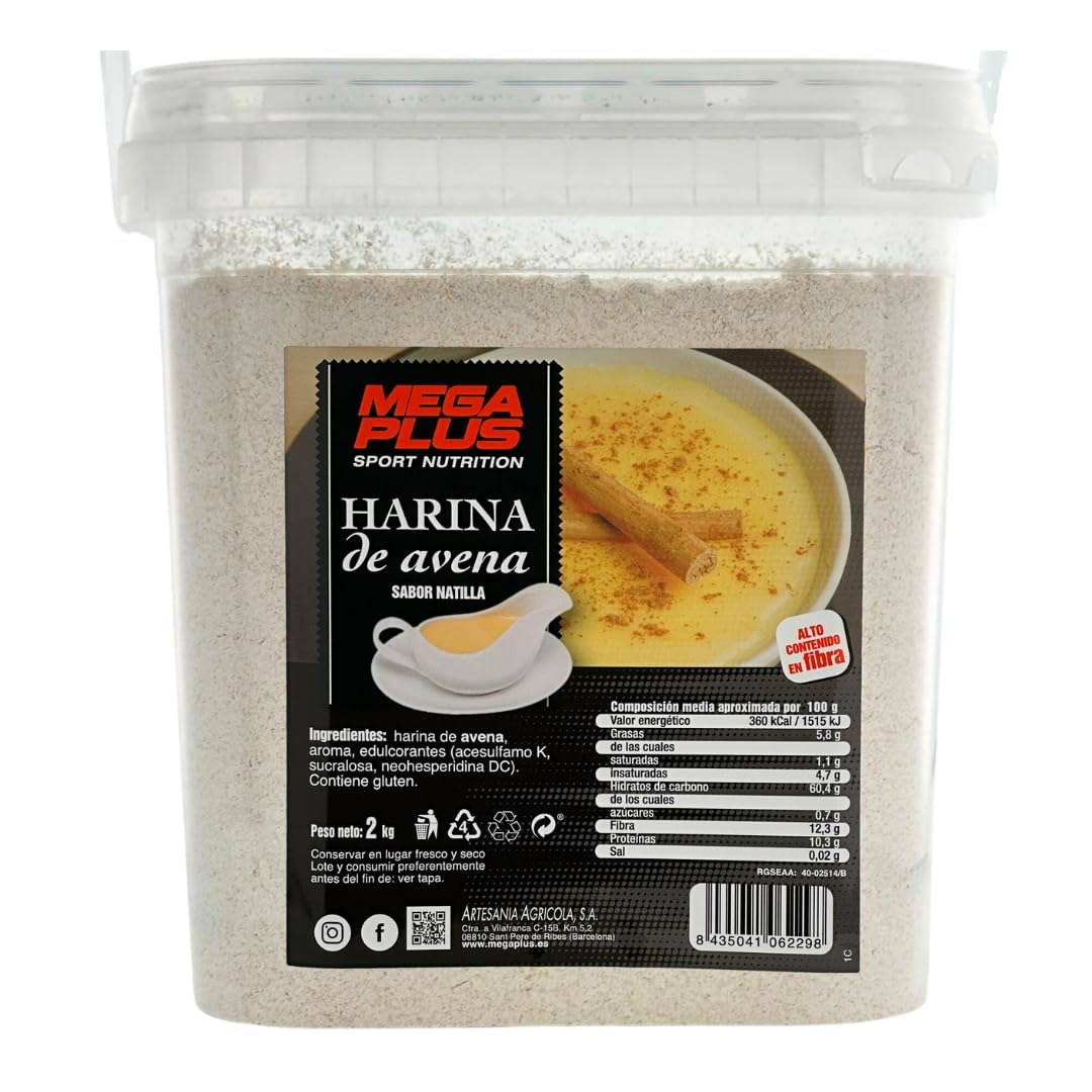 Harina De Avena Sabores - Mega Plus - Harina De Avena Integral - Para Batido Proteinas O Cereales Avena - Avena En Polvo 8 Sabores - Carbohidratos Y Vitaminas - Sin Azucar - Donut 2kg — view 13