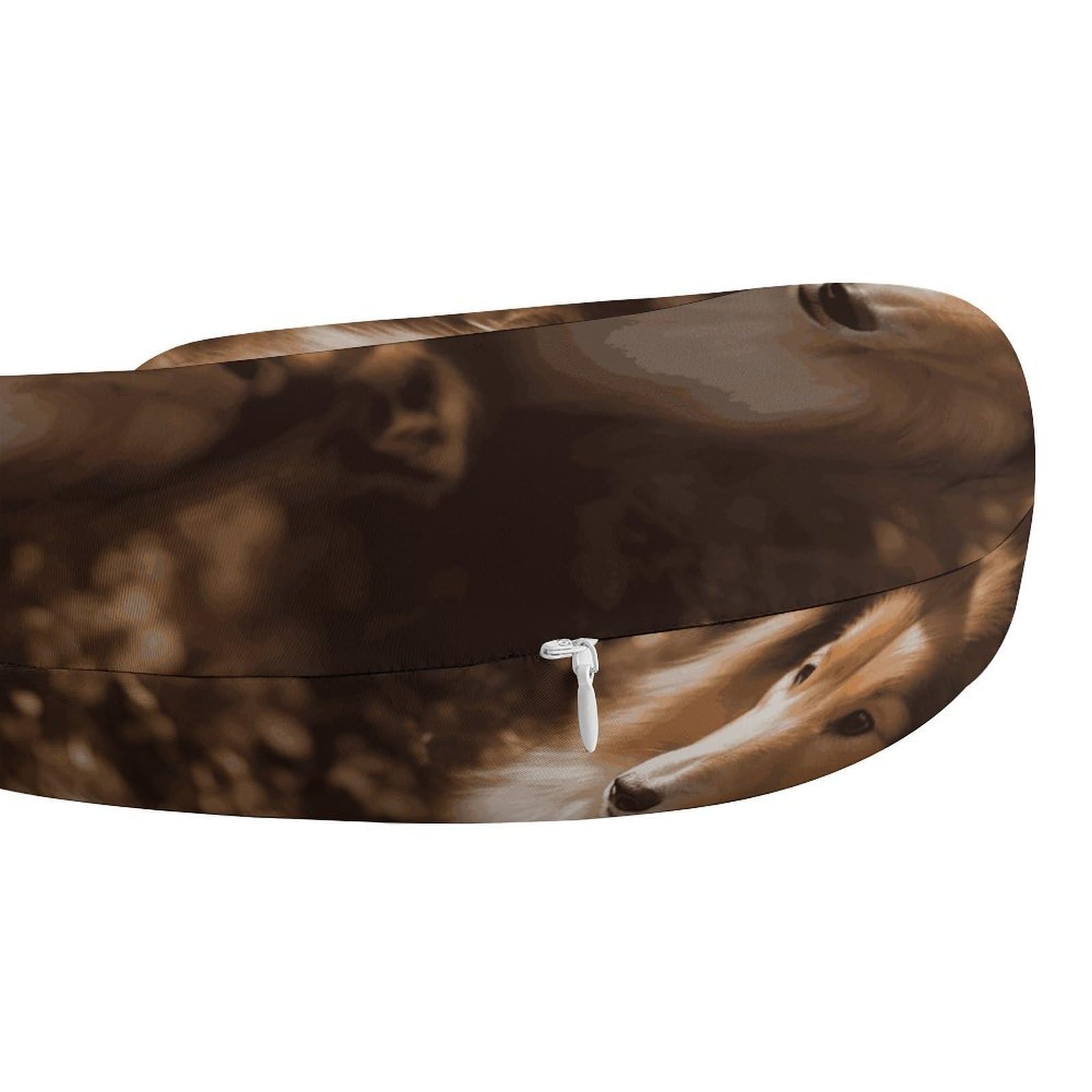 Shelties Almohada en forma de U, núcleo de almohada de espuma viscoelástica, cojín, proporciona apoyo para el cuello, almohada de viaje, adecuada para aviones, coches, hogares y oficinas.