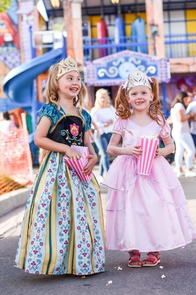 Miniatura 7 de Little Adventures Pink disfraz de vestido de princesa para niñas