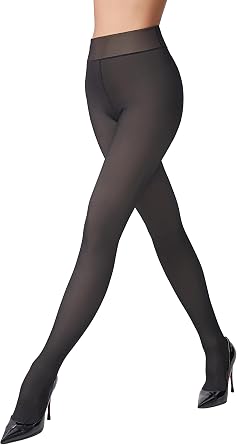 Ultra Warm Fleece Lined Tights for Women Seamless Thermal Pantyhose Fake Translucent Sheer Look Leggings Winter
