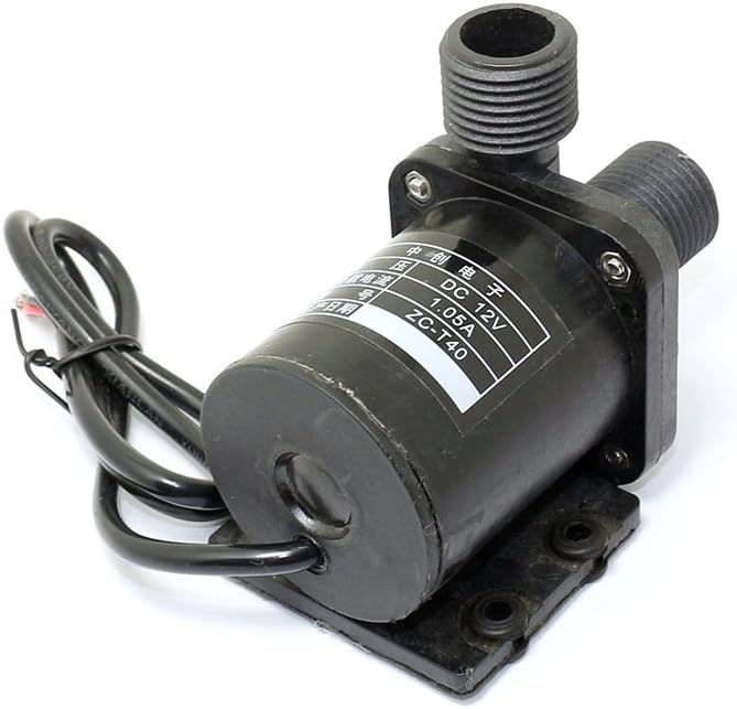 Water Pumps, Parts & Accessories ZC-T40 12V DC Mini Magnetic Water Pump High Temp 100degree w/Thread