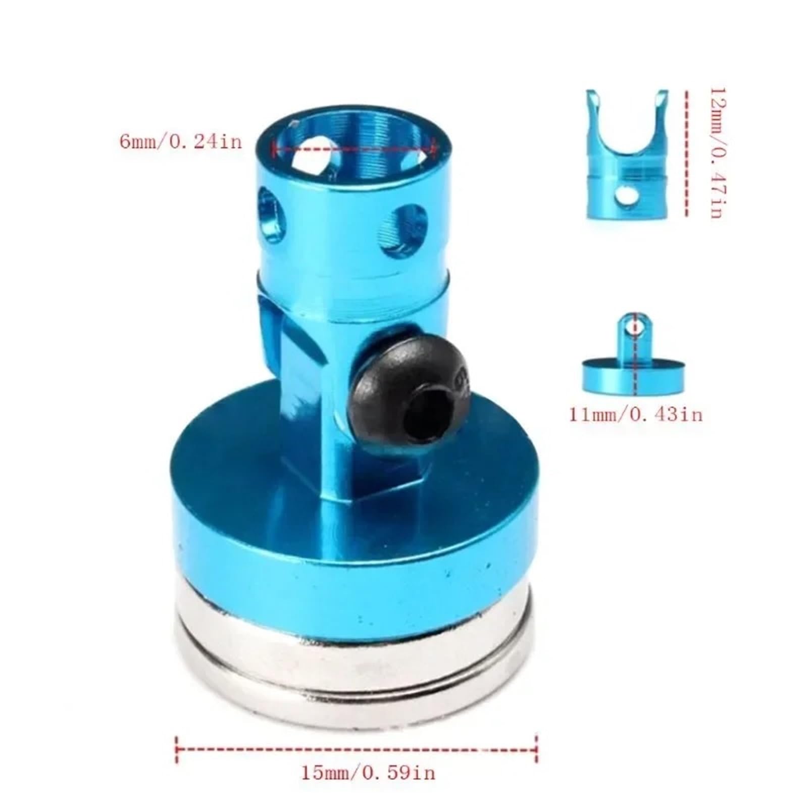 Per TRX4 Per HSP Per Redcat 1/10 RC Auto Magnete 4 Pz Stealth Corpo Post Mount Contatto Borsette Colonna Pinze Parti Di Aggiornamento Pezzi Modelli RC