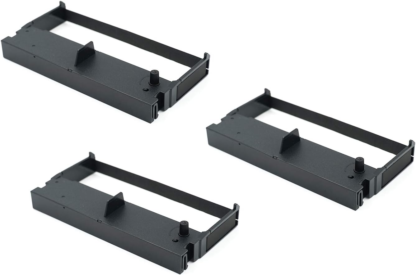 ERC32 Ribbon for Epson TM-U420, TM-U675, TM-H6000 POS Printer, Black 3 Pack
