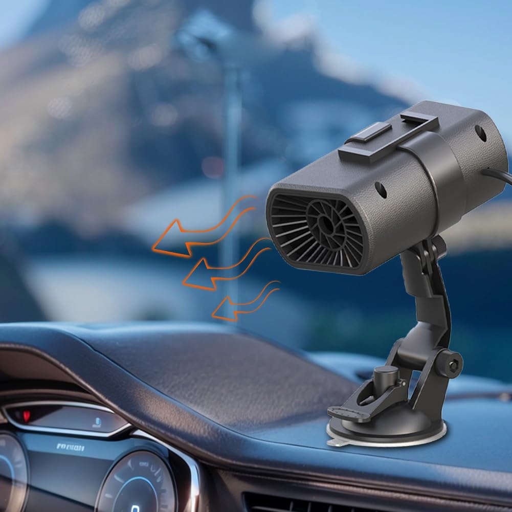 Desempañador universal for coche de 12 V y 200 W, ajustable, for eliminar la escarcha, la nieve y la niebla. Calentador for descongelar el parabrisas.