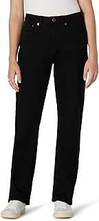 Amazon Essentials Women's High Cut Straight Leg Jeans