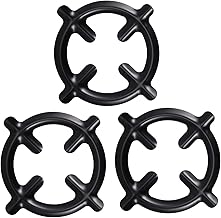 CIYODO 3 Pçs Fogão Panelas De Aço Inoxidável Utensílios De Cozinha De Aço Inoxidável Suportes De Anel Suporte De Panela De Café Fogão Trivet Queimador Trivet Ferro Wok Suporte Anéis