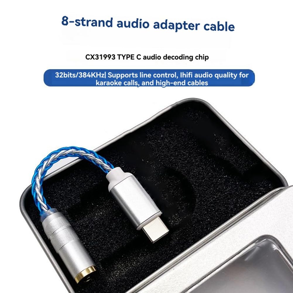 JM6 Pro CX31993 Typ-C 3,5 mm Digitales Audio USB-Dekodierungsverstärker HiFi Headset