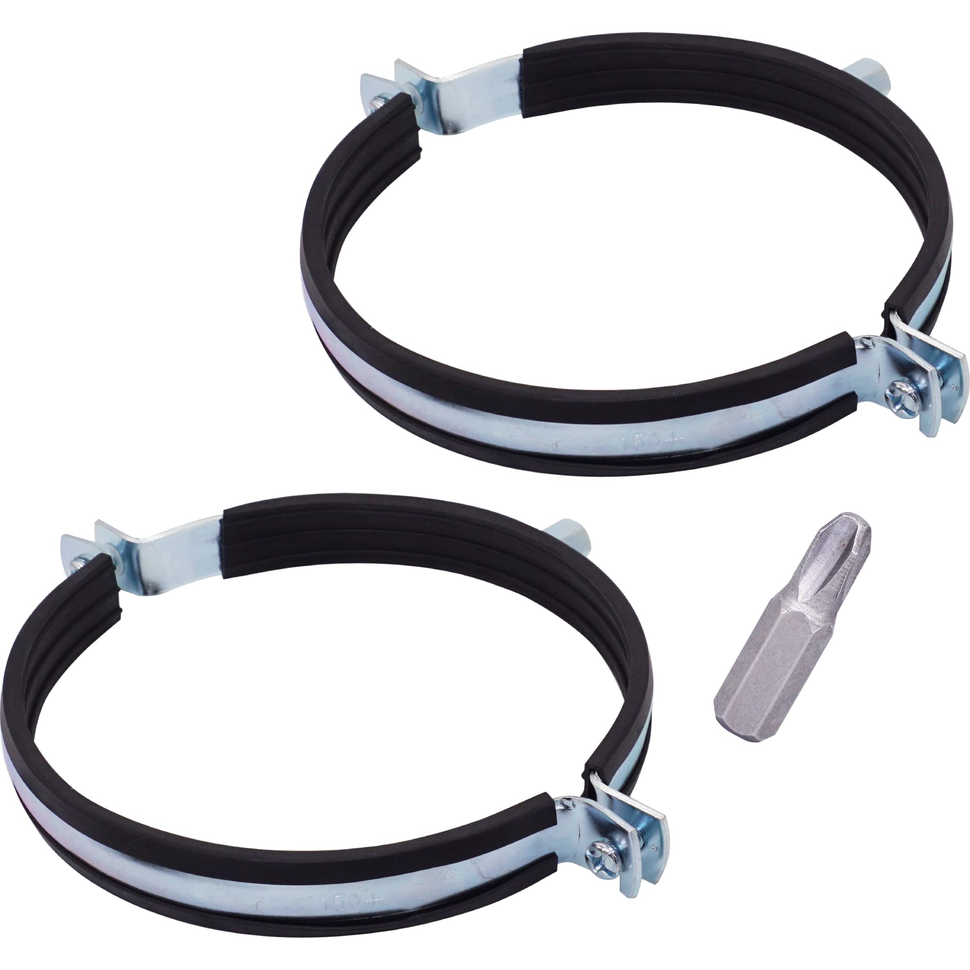 SKIR'CO Lot De 6 Supports De Tuyau Pour Tuyaux De Diamètre 40-45 Mm, Colliers De Serrage, Supports De Tuyaux Pour Montage Mural Et Plafond (6 Pièces