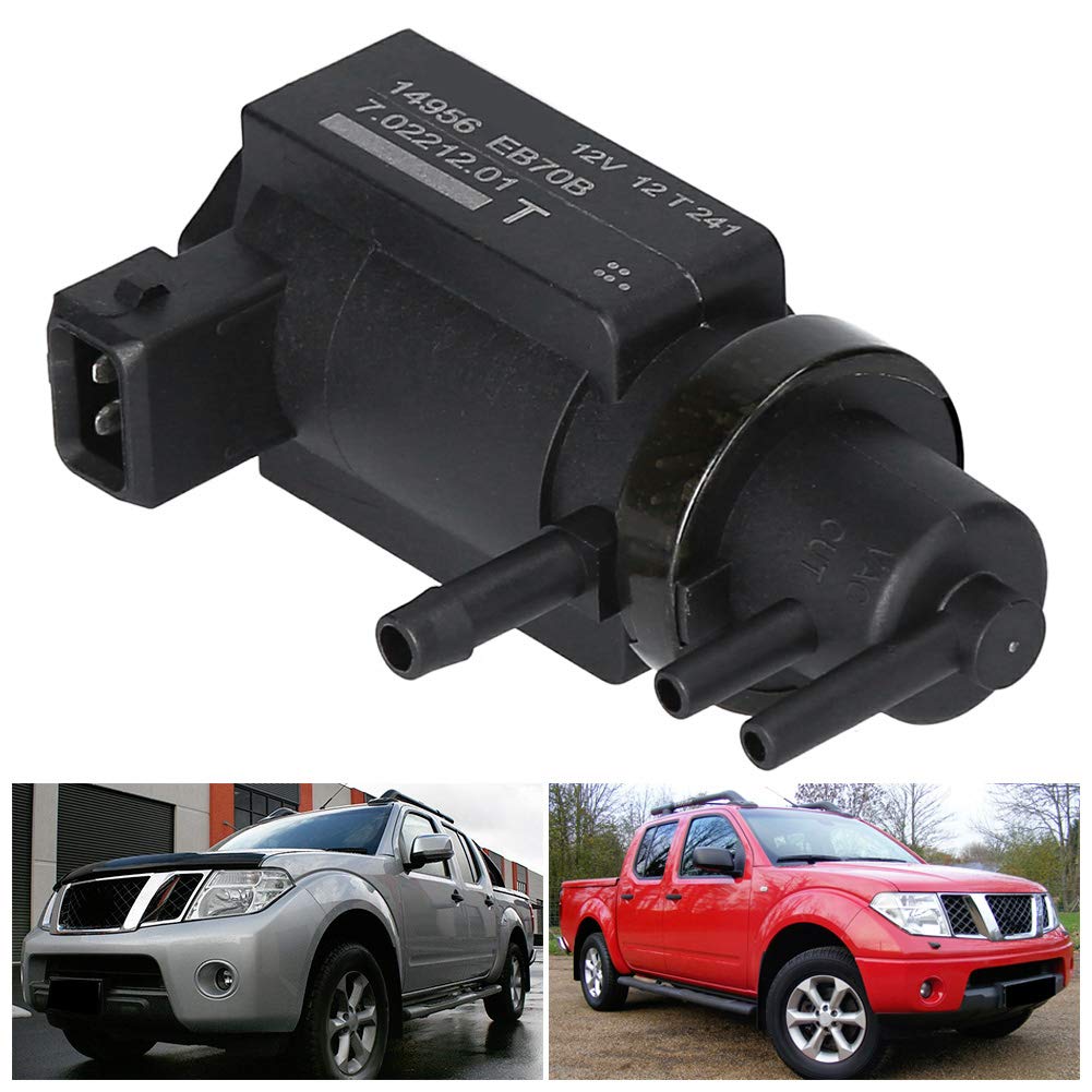 Solenoide Turbo Boost, Valvola di Controllo Solenoide Pressione Turbo Vuoto Pneumatico Elettrico 14956-EB70B 14956-EB30A 14956-EB300 per NP300 Navara D40 2.5 DCi