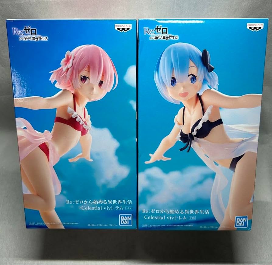 レム、ラム、フィギュア2個セット。 Amazon.co.jp: SPRESTO レム&ラム フィギュア 2体セット : ホビー