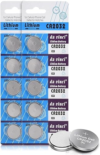 ONE CR2032 Batteries Compatible with DL2032, BR2032, KL2032 | 3 Volt Lithium Coin Cell Battery for Remote, Toys, Car Key, LED Lights, Calculator and Other Devices (10)
