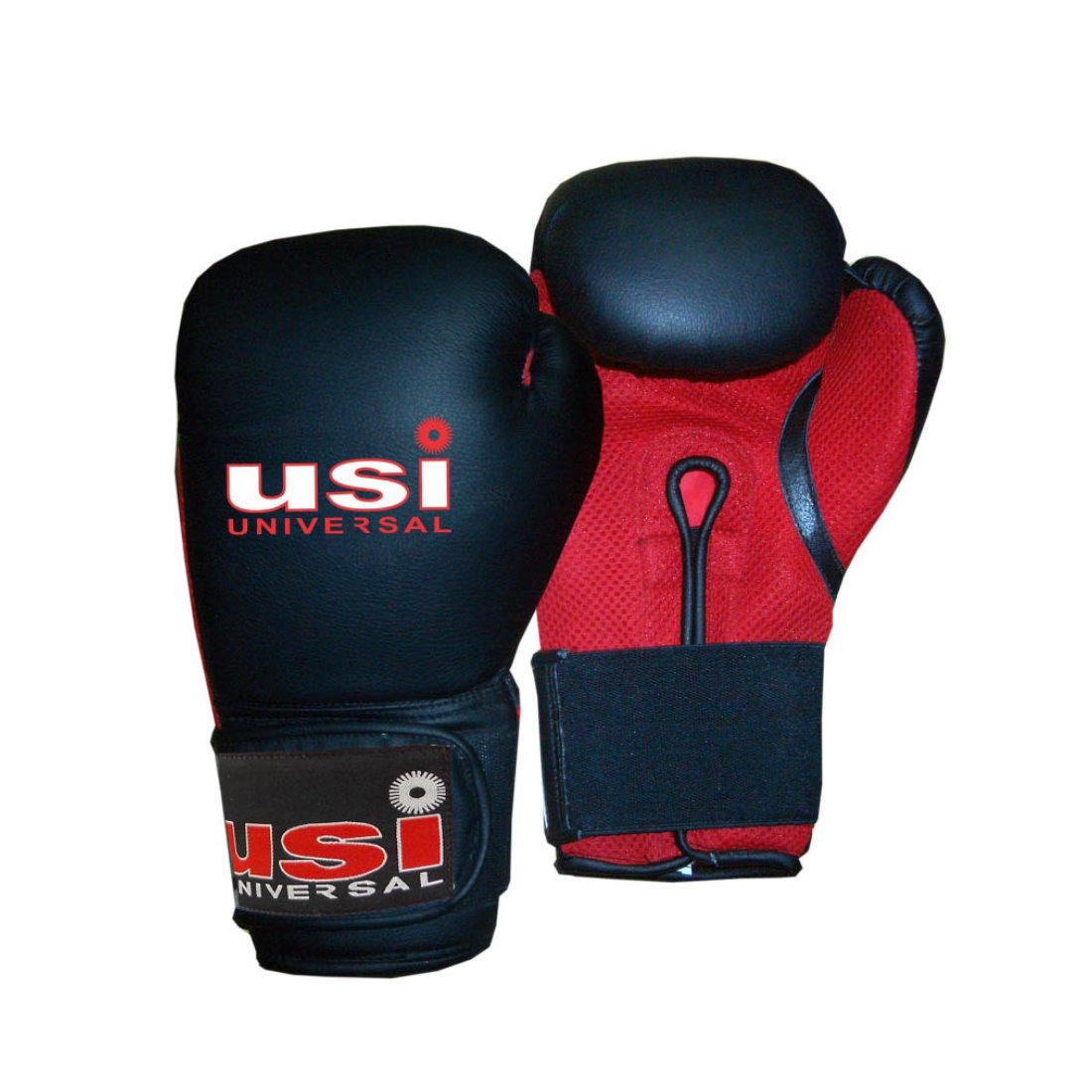 USI Crusher Training Boxing/Sparring Gloves, 10oz (Black/Red)-image-13