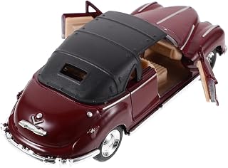 FUNNETOYU Modelo de Coche clásico Modelo de Coche Antiguo Modelo de automóvil Antiguo Modelo de Coche Retro de época Adornos decoración del Coche del hogar Coche de Juguete aleación Marrón