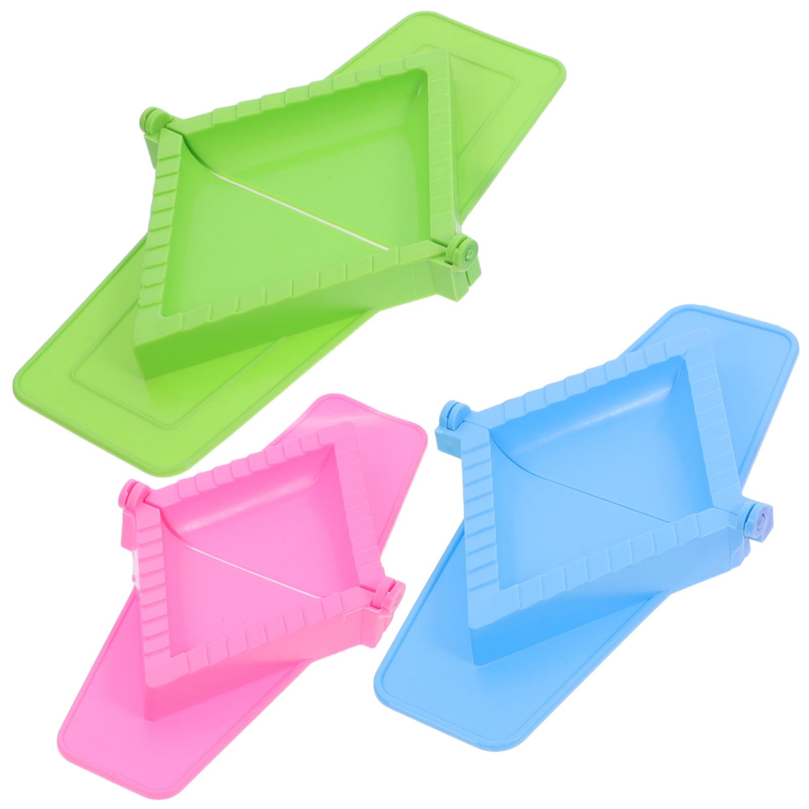GRIRIW 3pcs Manual Dumpling Maker Mold Dumpling Wrapper Creator Easy to Use for Homemade Dumplings