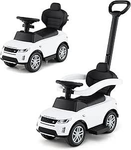 Amazon.com: Costzon Push Car for Toddlers, 3 in 1 Land Rover Discovery ...