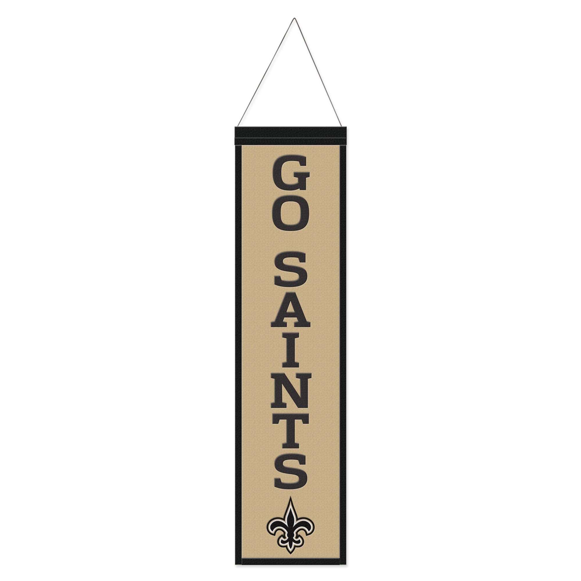 Bannière en laine NFL New Orleans Saints WinCraft de qualité supérieure