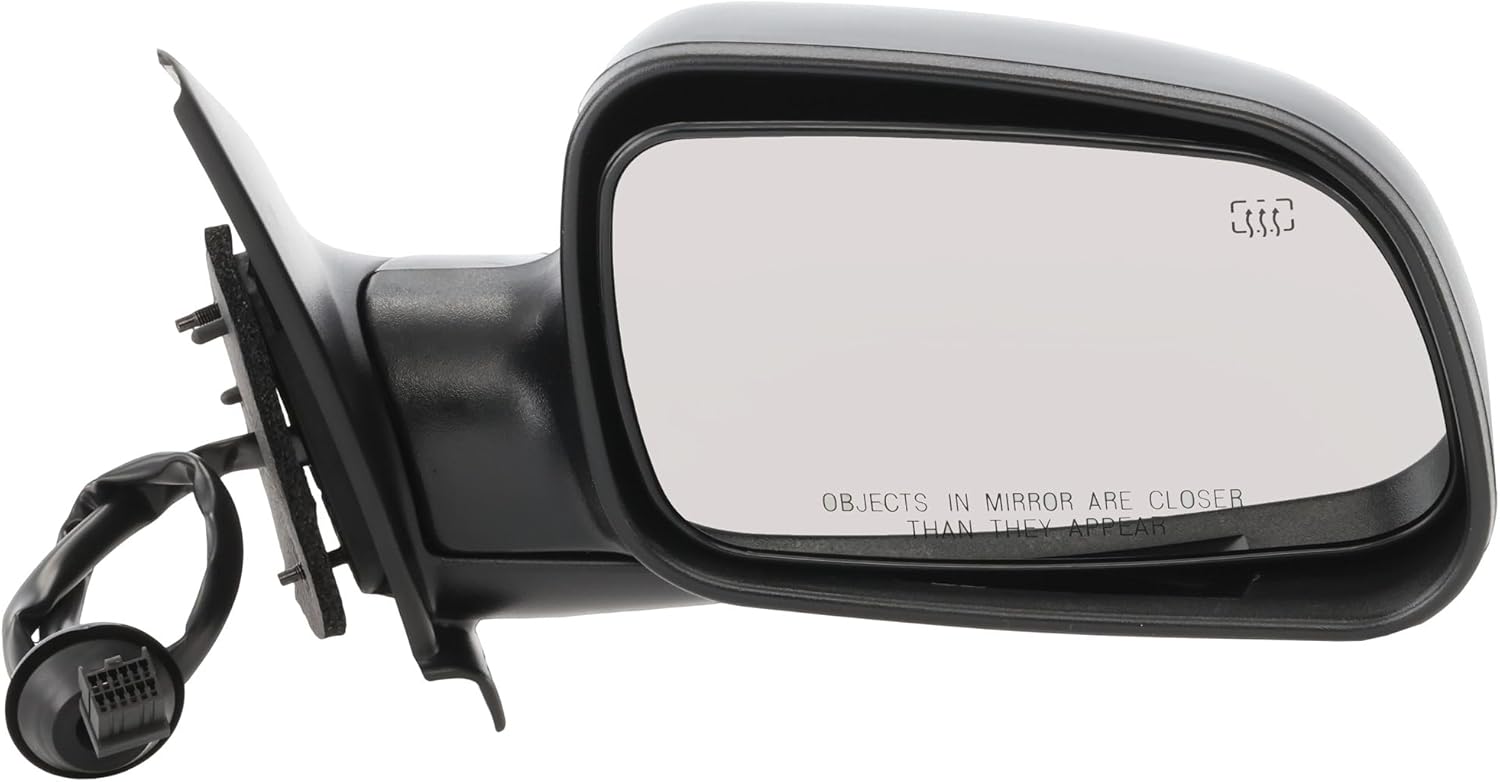 JC Whitney Passenger Side Power Heated Mirror for Jeep Grand Cherokee 1999-2004 Textured JJP25ER