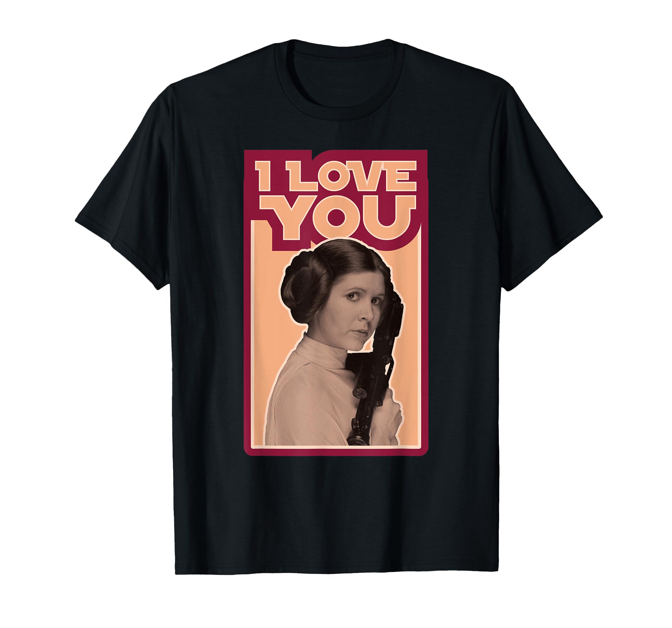 chiiiibag STAR WARS レイア姫 Tシャツ Amazon | スターウォーズ レイア姫 I Love You バレンタインデー