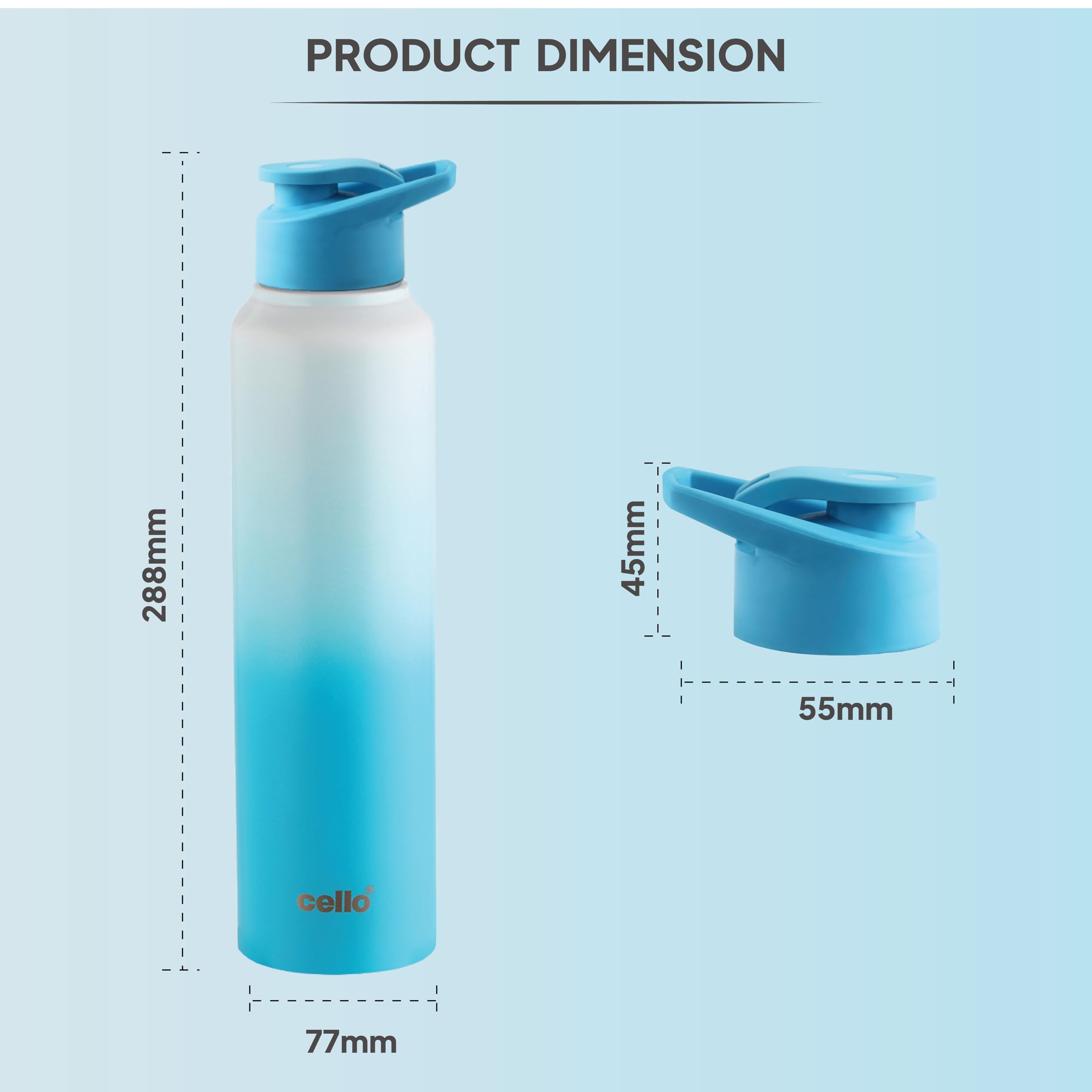 Cello Aqua Pro Max Water Bottle - 1000ml -6