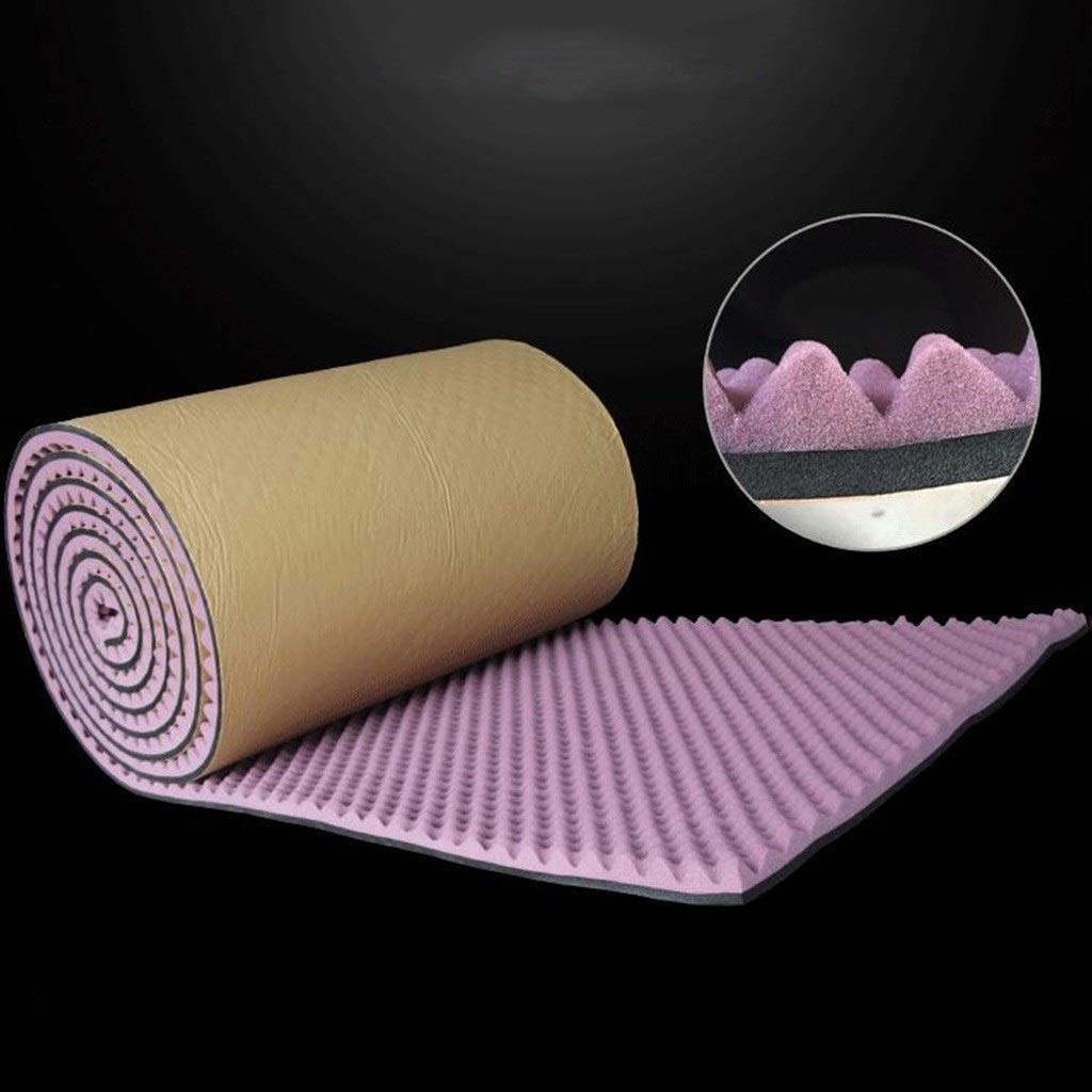 5 Metros Cuadrados Profesión Material fonoabsorbente, Autoadhesivo Fácil de Instalar Espuma insonorizada Familia Algodón fonoabsorbente (Negro) (Negro)