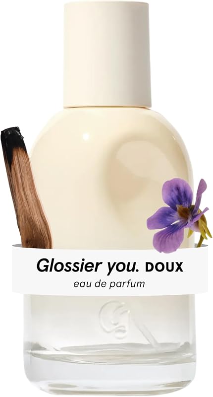 Glossier You Doux Eau de Parfum, Unisex Skin-Scent Enhancer, 50 ml | Earthy Woody, Sweet Violet, Palo Santo & Ambrox Base Notes, Smells Different on Everyone, Layer & Mix to Match Your Mood