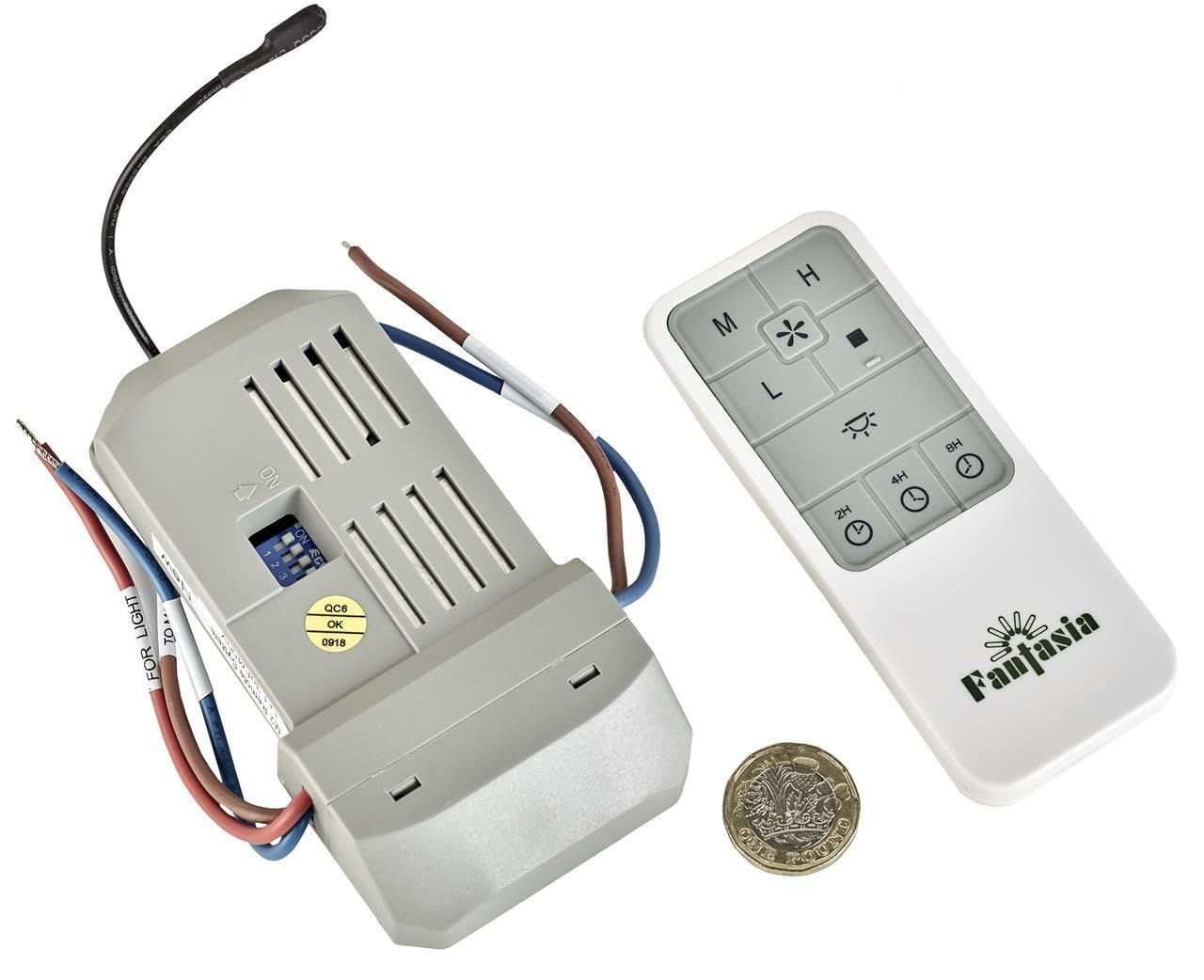 CEW COLCHESTER ELECTRICAL WHOLESALE LTD Fantasia Ceiling Fan Remote Control and Receiver Unit M3 with Timer