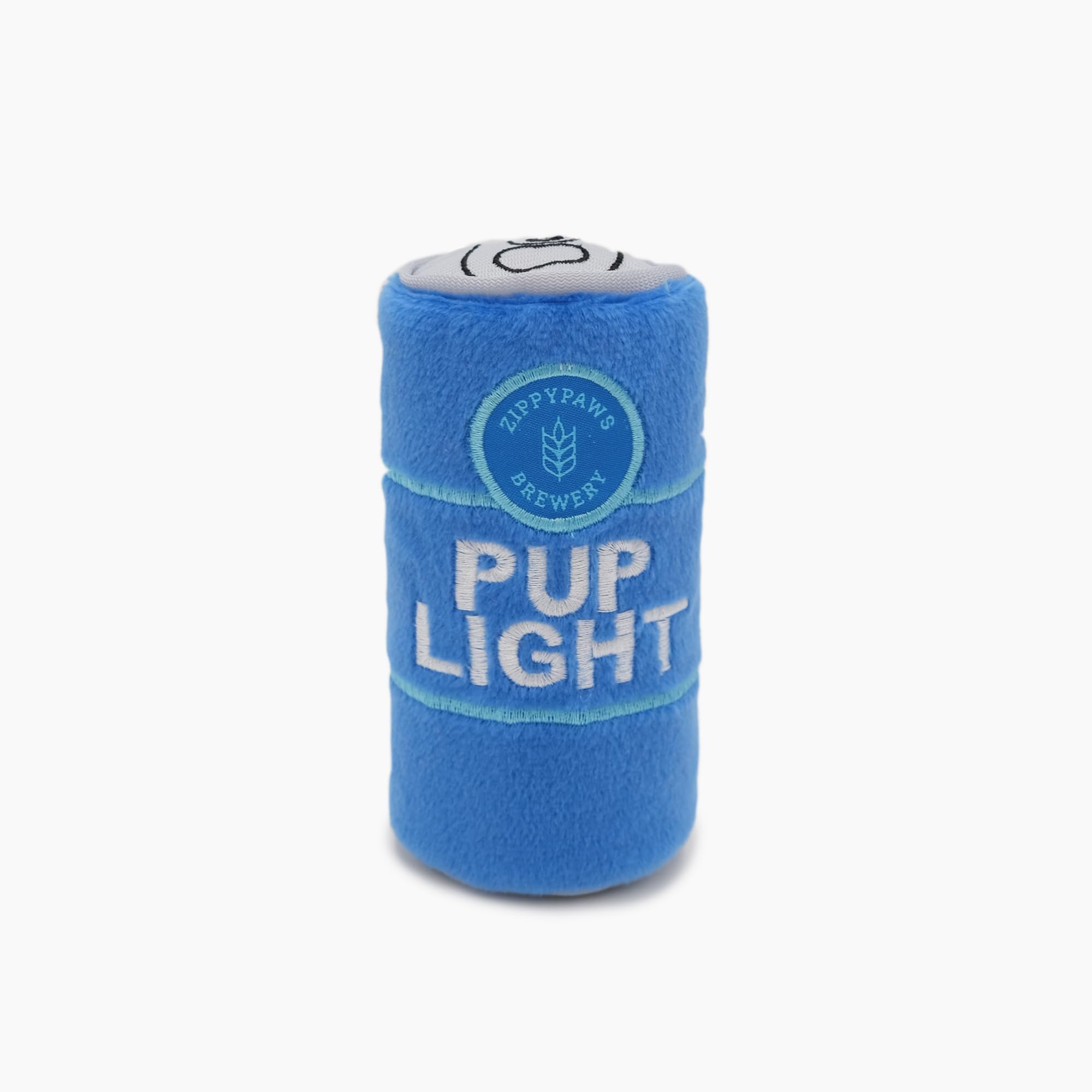 ZippyPawsSqueakie Can - Pup Light, Funny Alcohol Dog Toys for Small & Medium Dogs, Beer Can Puppy Toys for Dog Birthday