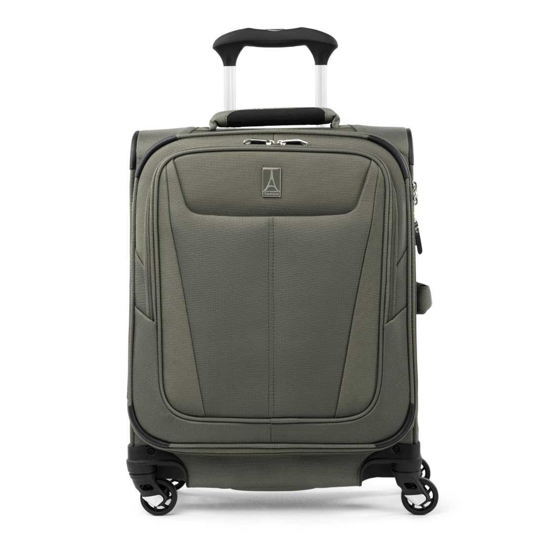 TravelproMaxlite 5 Softside Expandable Carry on Suitcase with 4 Spinner Wheels, Lightweight Suitcase, Men and Women, International, Slate Green, Carry on 49x39x20 cm