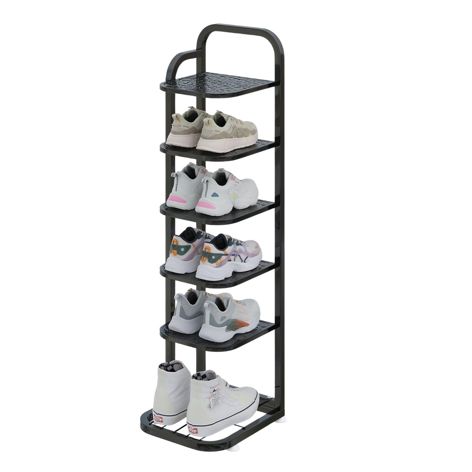 Meuble chaussures fin pour couloir et gain de place vertical