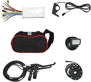 Aoutecen Controlador de bicicleta elétrica de 36 V 48 V, alavancas de travão bicicleta elétrica EN06 ecrã 22 a para ciclismo