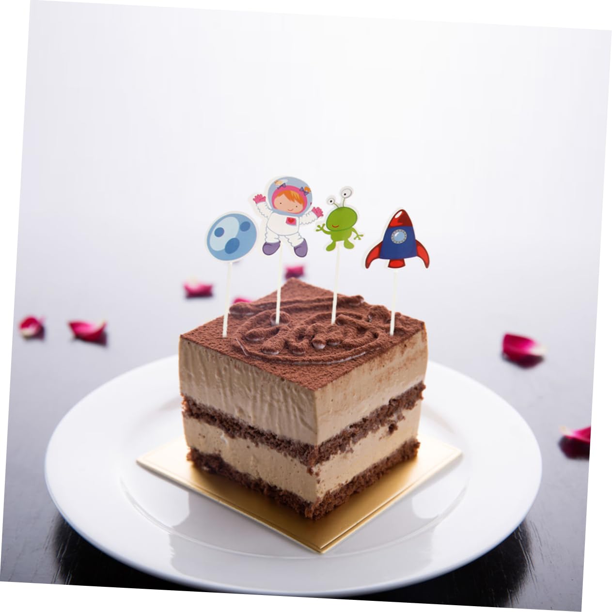 Abaodam 144stücke Teiliges Set Astronaut Cupcake Toppers Weltraum-thema Kuchendekoration Für Kindergeburtstag Shower Hochzeiten Inklusive Designs à Einseitig Bedruckt Sicher Und Einfach