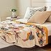MSGKV Boho Throw Blanket Queen Size 90