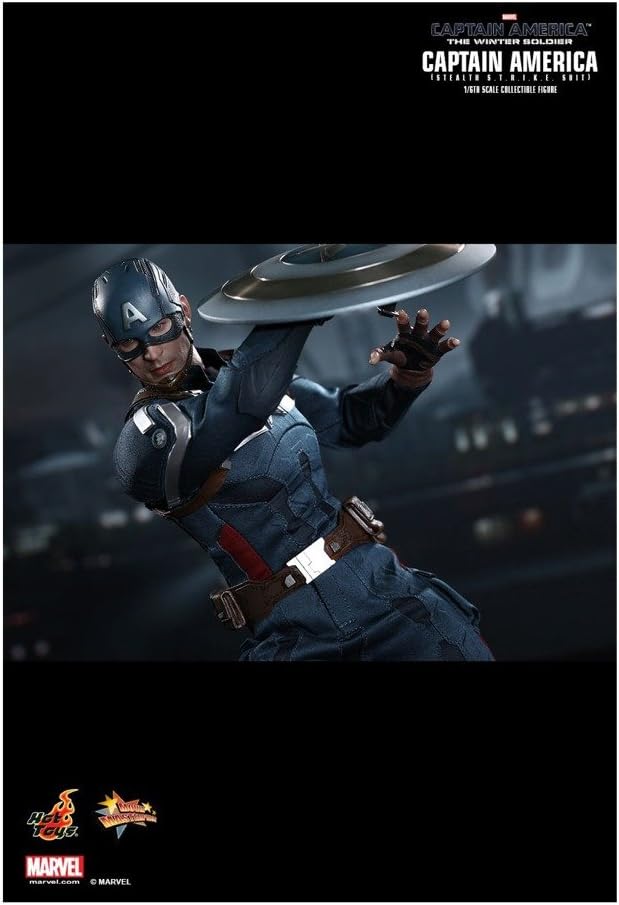 Hot Toys The Winter Soldier Movie Masterpiece Captain America Collectible Figure [Stealth S.T.R.I.K.E. Suit]