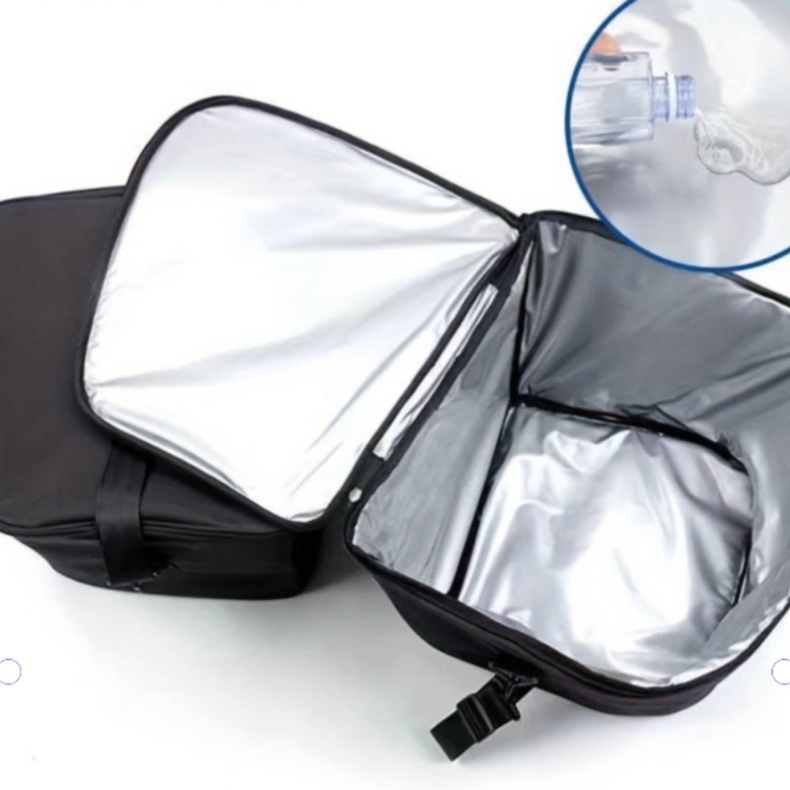 Qianly 2 Pezzi Borsa Termica Isolata Impermeabile Organizzatore Bagagliaio Anteriore Isolante Contenitore per Viaggi
