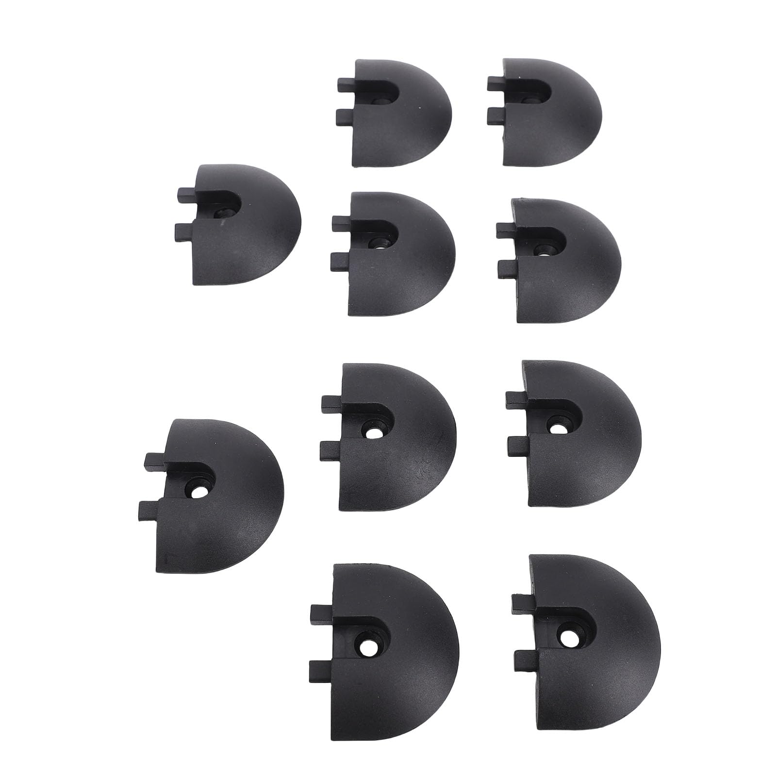 Cocoarm 10 Embouts Coudés en L pour Prévention des Débris, Matériau Durable, Installation Facile, Transition en Douceur. Embouts d'extrémité Coudés pour Rail en L, de Rail en, Arrimage de en