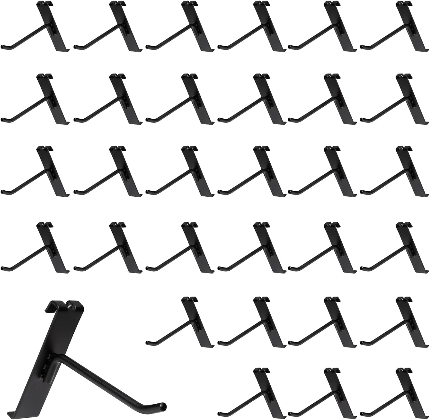 Ganchos para pared de rejilla de 4 pulgadas, ganchos para colgar en panel de rejilla para venta al por menor, hogar y espacio de trabajo,