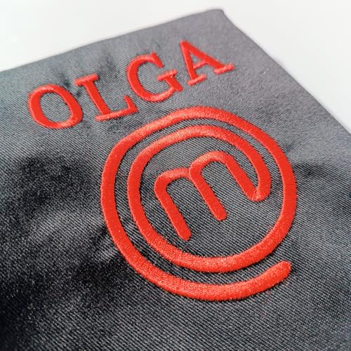 Variante de SAQUITOMAGICO delantal personalizado negro (adulto y niño)