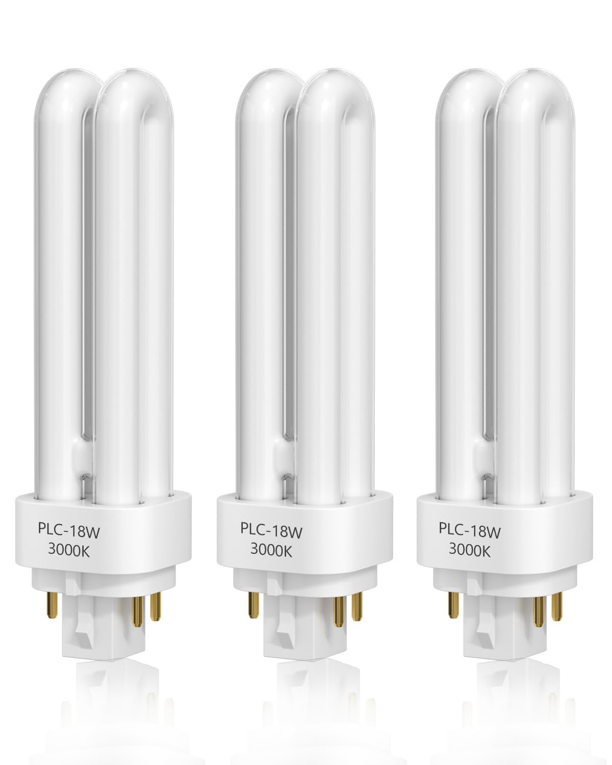 G24Q-2 4 Pin Light Bulbs 18W, CFL Light Bulb, PLC Compact Fluorescent Lamp