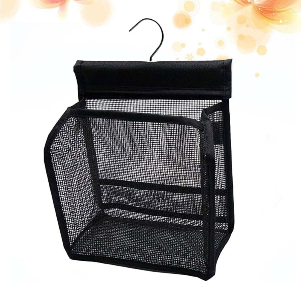Mesh Shower Tote Bag with Hook, Waterproof Storage Basket 3 Pcs PVC image 4