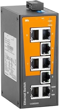 Network Switch, Unmanaged, Fast Ethernet IE-SW-BL08-8TX 1240900000 Number of Ports 8X RJ45